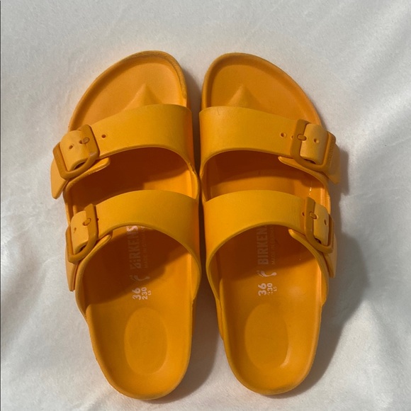 Birkenstock Kids Orange Sandals - Picture 3 of 9